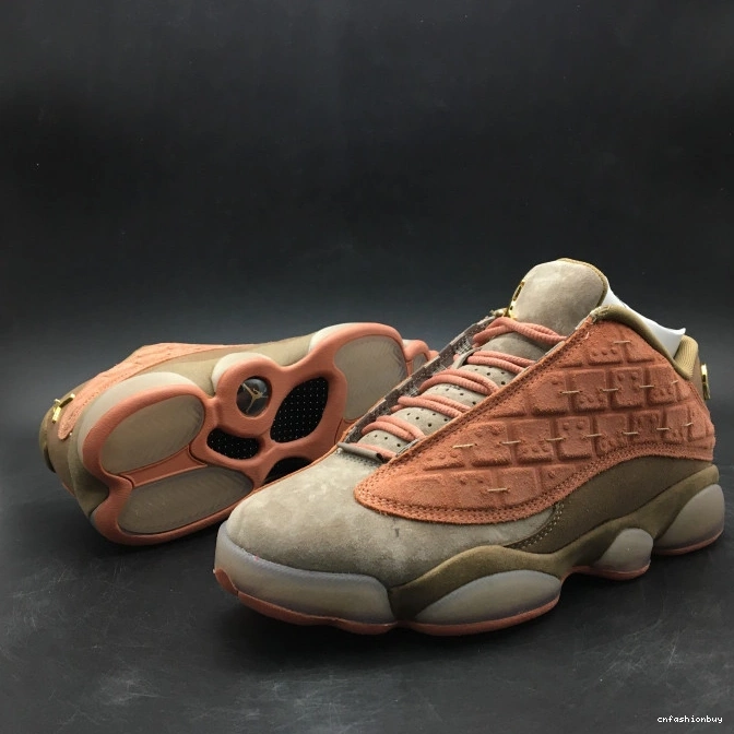 AT3102-200 Jordan 13 Air Stone Low CLOT x Sepia Blush Canteen-Terra 1113